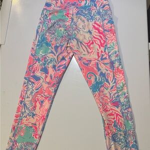 Lilly Pulitzer Luxletic Leggings in Pink and Blue